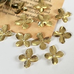 ［10個］メタルフラワー ミニ ゴールド 16-G MINT CLUB