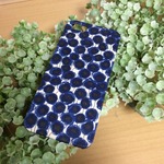 No.2 受注製作リバティ ザンジー・サンビーム ネイビーのiPhoneケース 