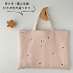 柄3種♡刺繍ヌビのレッスンバッグ②（送料込み）