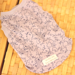 値下げ品U／Shiho《Mサイズ現品限り》かわいいウサギのラベンダータンクトップ犬服