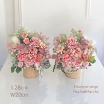お供え花 フラワーアレンジ 和飾り 造花 アーティフィシャルフラワー 祭壇 正月 和室 アートフラワー 対アレンジ　アートフラワー フラワーインテリア クリスマス 贈り物 プレゼント お悔やみ