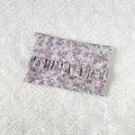 フリルポケットティッシュケース　ムーンモス　ミューテッドパープル