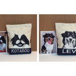 chr1030様オーダー品❤︎愛犬の両面刺繍ポーチ