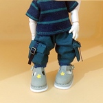 カーゴパンツ　ズボン　服　ピコドー9 ピコニーモP オビツ11 ねんどろいどどーる　ドール　人形　アウトフィット　洋服　着せ替え