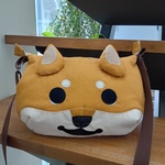 赤柴ころりんショルダーバッグ