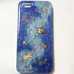 ☆宇宙　 iPhone5・5Sの宇宙塗りiPhoneケース・携帯カバー☆