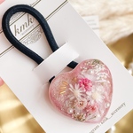 ⚠️訳あり❣️ヘアクリップ　ヘアアクセ　ヘアアクセサリー　鉱石クリップ　グリーン　レジン　レジンアクセサリー　レジンアクセ　レジンクリップ　ドライフラワーアクセサリー　