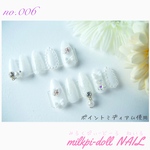 006♡ ホワイト×レース ☆ カスタムおっけぃ✩.*˚