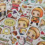 季節の☆ベビー (男の子) フレークシール②