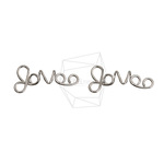 PDT-2804-R【2個入り】ラブレターペンダント,LOVE Letters Pendant