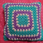 sale かぎ針編みクッションカバー