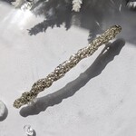 キラキラバレッタ　シルバー　スティックバレッタ　バレッタ　ロングバレッタ　キラキラ　細い　シンプル　アクセント　前髪どめ　髪留め
