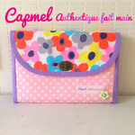 お花のガーリー母子手帳or通帳ケース