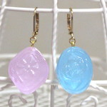 ドロップCandyピアス:) ソーダ・ぶどう味