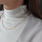つけっぱなしOK☆サージカルステンレスのキラリネックレス/299/金属アレルギー対応/スキンジュエリー