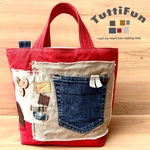 tuttifun＊小ぶりなお出かけバッグ- red