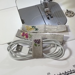 手刺繍のコードホルダー＊キーホルダー【送料無料】