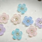 【再販】ちっちゃ酔芙蓉の花ピアス