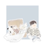 線画イラスト 人物 データ販売