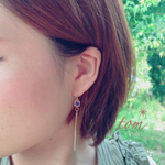 ラピスラズリ✳︎スティック ピアス