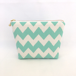 エメラルドグリーン＊16㎝ファスナーポーチ