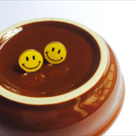 ☆再販☆にこちゃんピアス/smile/こぶり/送料無料