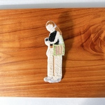 メールを打つオンナノコブローチ