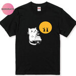 お月見猫Tシャツ　全3色