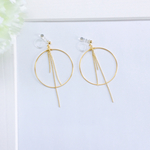 フープとフリンジイヤリング/ピアス