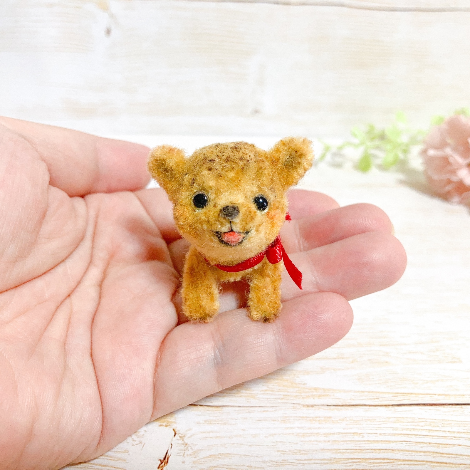 ハンドメイドテディベア＊fluffyteddy【No.42】 ハンドメイドテディベア＊fluffyteddy【No.42】 ハンドメイド