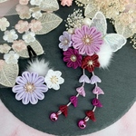  【オーダー品/078】七五三 髪飾り 3歳 7歳 つまみ細工 　浴衣 袴753