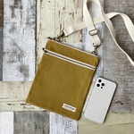 カーキ ブラウン サコッシュ / 長財布 と スマホショルダー L / スマホポシェット