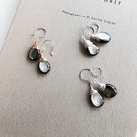 黒蝶貝のワイヤーピアス