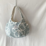 ころりんバッグ　Mサイズ　ショルダー　トートバッグ　 kororin bag　軽い ざっくり 北欧 インテリア 花 フラワー 秋 冬