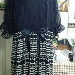 sale《モノトーン大人可愛いワンピース》