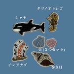 海の生き物ワッペン⑧(sea life)