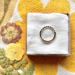 11号【✖︎サイズ調整不可】《silver925》sunrise × crescent moon ❁ half ring
