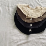 《double gauze round bib》  ラウンドビブ　まんまるスタイ　360°スタイ　ビブ　ダブルガーゼ　ぽこぽこガーゼ
