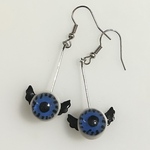 devil eyeロングピアス(青)