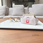 赤いガチャのがま口ポーチ👛