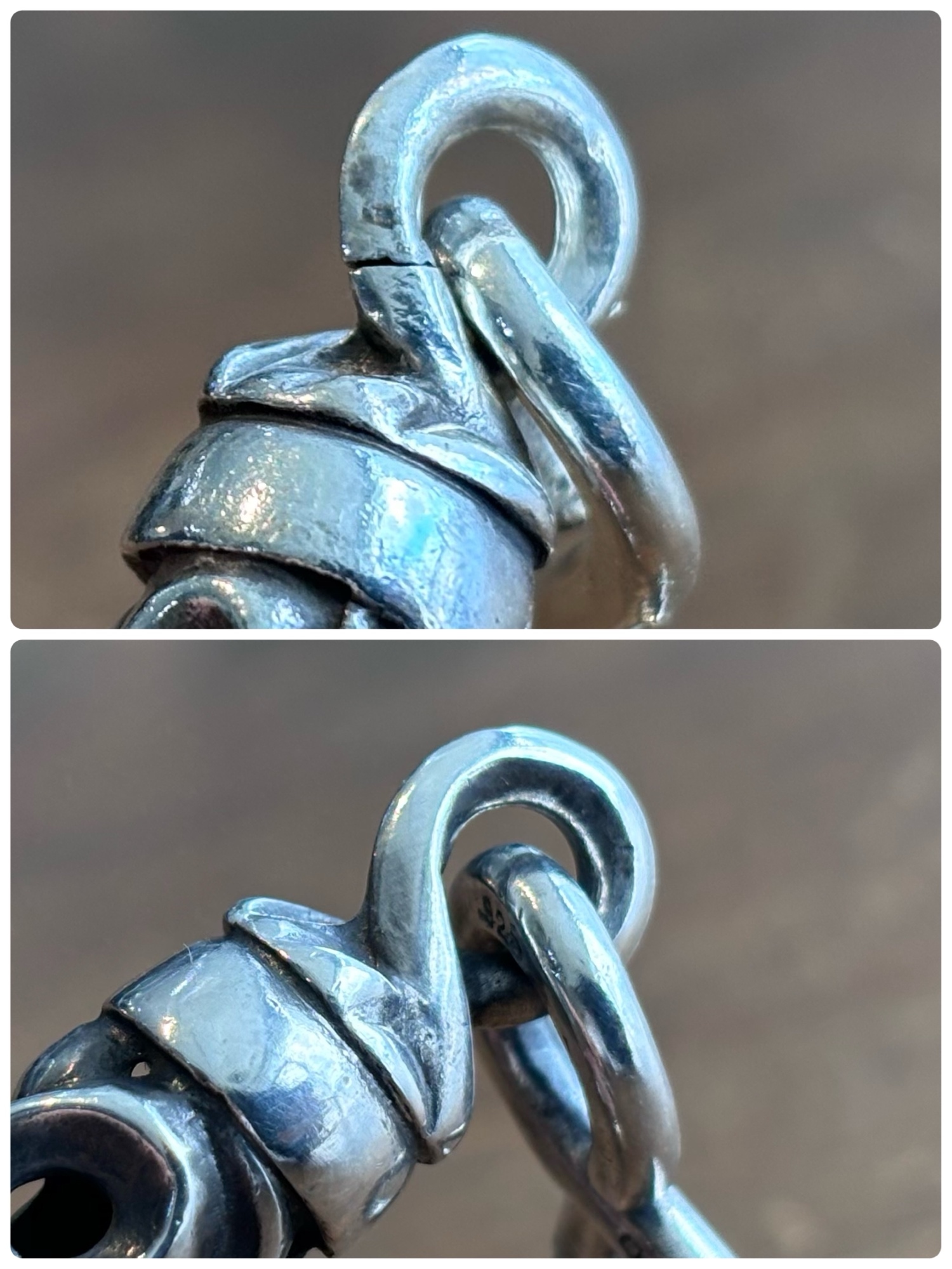 silver925 ウォレットチェーン　破損箇所有り silver925 ウォレットチェーン 破損箇所有り SILVER925 WALLET CHAIN