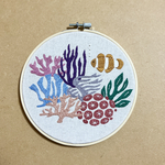 b0783685様専用　　刺繍フレーム　珊瑚の森