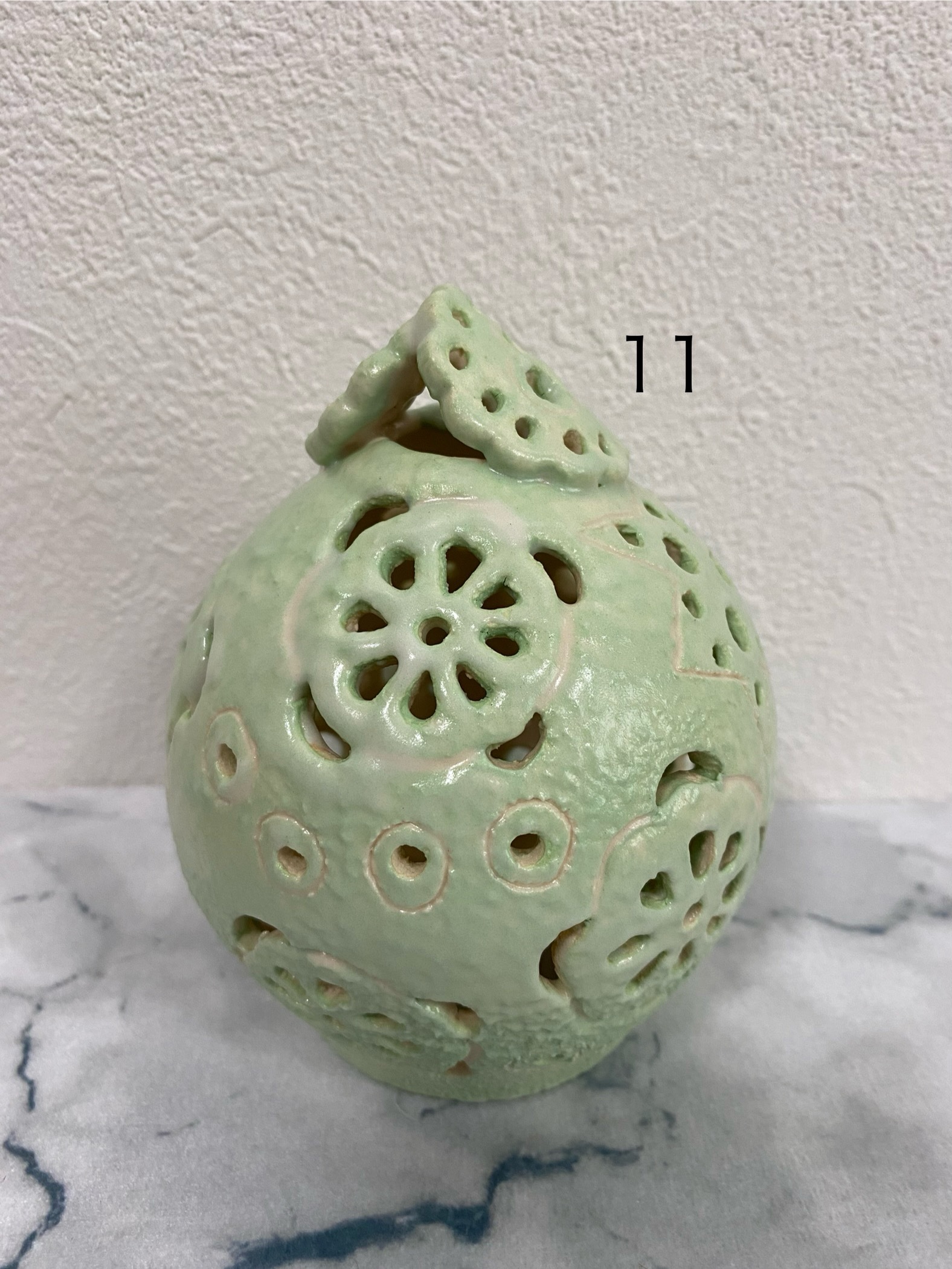 陶の灯り (透かし彫り) NO4009〜11 小型 - Dimple | minne byGMOペパボ