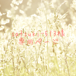 ※ satsuki-513様 専用ページ ※
