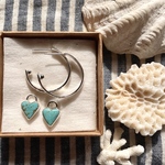 (✖︎イヤリング変更不可）《silver925》2 way ❁ hoop earrings ✴︎