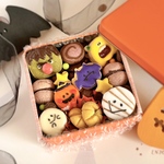 【キャンセル分の為、お値下げ】かぼちゃとおばけのハロウィンクッキー缶