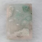 グリーン桜瑪瑙 チェリーブロッサムアゲート★ペンダントトップ穴加工あり①