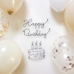 [コピー] boo-ma-ru様専用　Happy  Birthday　ハーフバースデー　ハッピーバースデー　誕生日　飾り　バースデーフォト　ワイヤークラフト　ワイヤーアート