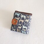 リバティ ラミネート  Best In Show（ネイビー）二つ折り財布
