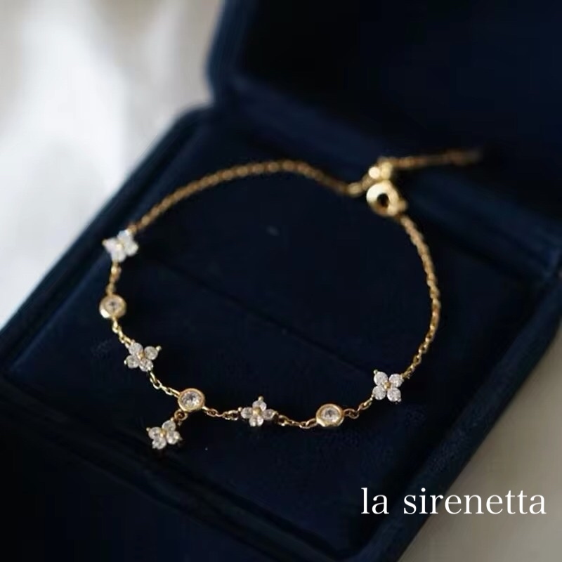 受注製作 ブレスレット ＊ four leaf design bracelet